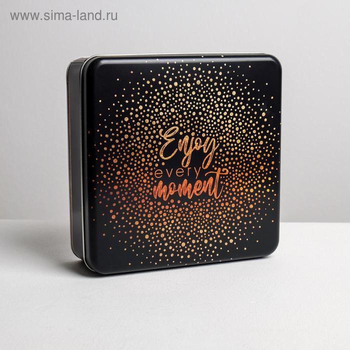 Подарочная коробка Enjoy every moment, 17 х 17 х 5,5см - Фото 1