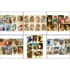 Набор декупажных карт 6 шт "Винтажные открытки" А4, 45 г/м2 - фото 10862681