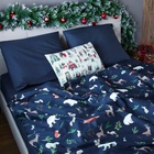 Постельное бельё евро «Этель» Winter animals, бязь - Фото 7