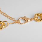 Колье «Цепь объёмная» малая, цвет золото, 50 см - Фото 2