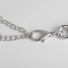 Колье «Цепь объёмная» малая, цвет серебро, 50 см - Фото 2