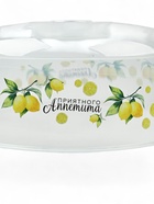 Крышка для микроволновой печи «Лимоны», 25×25×10 см - Фото 4