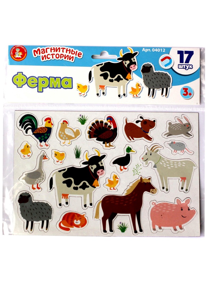Настольная игра магнитная «Ферма» - Фото 1