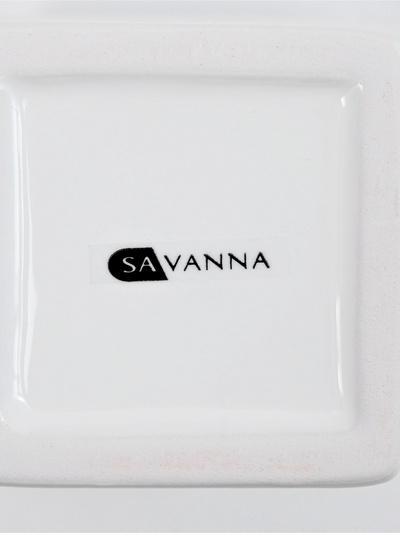 Дозатор для мыла SAVANNA «Геометрика», 250 мл, на подставке, белый