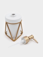 Дозатор для мыла SAVANNA «Геометрика», 250 мл, на подставке, белый - Фото 4