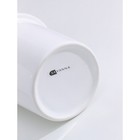 Дозатор для мыла на подставке SAVANNA «Геометрика», 250 мл, 16×7.8 см, белый - Фото 4