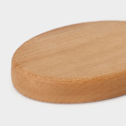 Доска для подачи и сервировки Доляна «БУковский», 15×7×1.6 см, дерево бук - Фото 4