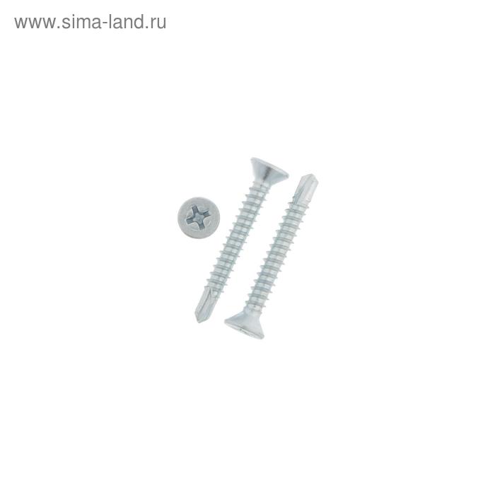 Саморез DIN7504-O, 4.2х32 мм, сверло, цинк, 1000 шт.