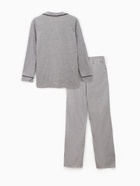 Пижама женская (рубашка, брюки) KAFTAN Sweat home, размер 40-42, серая - фото 68886774