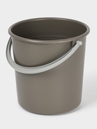 Ведро хозяйственное, 7 л, пластик, серое - Фото 3