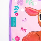 Нагрудник для кормления «Олененок» непромокаемый на липучке, с карманом - Фото 2