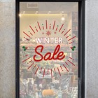 Наклейки для витрин Winter sale, 60 х 56 см 4668169 - фото 14654068