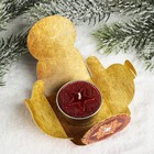 Новогодняя свеча чайная «Вперед к мечте», без аромата, 4 х 4 х 1,5 см. - Фото 2