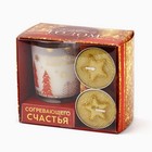 Подарочный набор новогодних свечей «Зимнего волшебства», 11×5.6×9.8 см - Фото 3