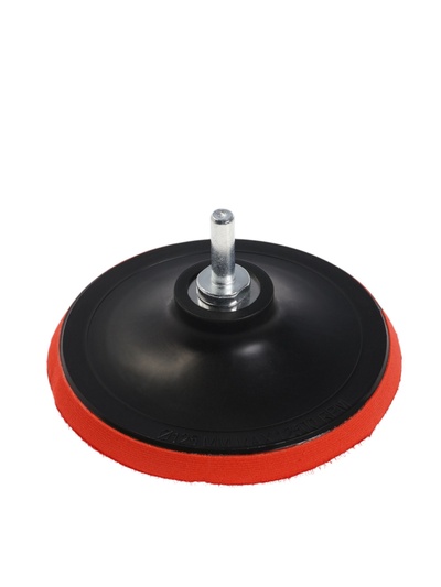 Насадка с липучкой для дрели и УШМ ЛОМ, М14, с адаптером, 125 мм