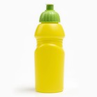 Бутылка для воды велосипедная, 400 мл, с соской, 18 х 6.2 х 6.2 см, жёлтый - Фото 1