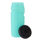 Бутылка для воды велосипедная, 550 мл, с поильником, 20.3×6.8×6.8 см, цвет МИКС - Фото 2