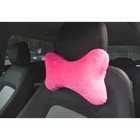 Ортопедическая подушка на подголовник кресла Сон, розовая - Фото 1