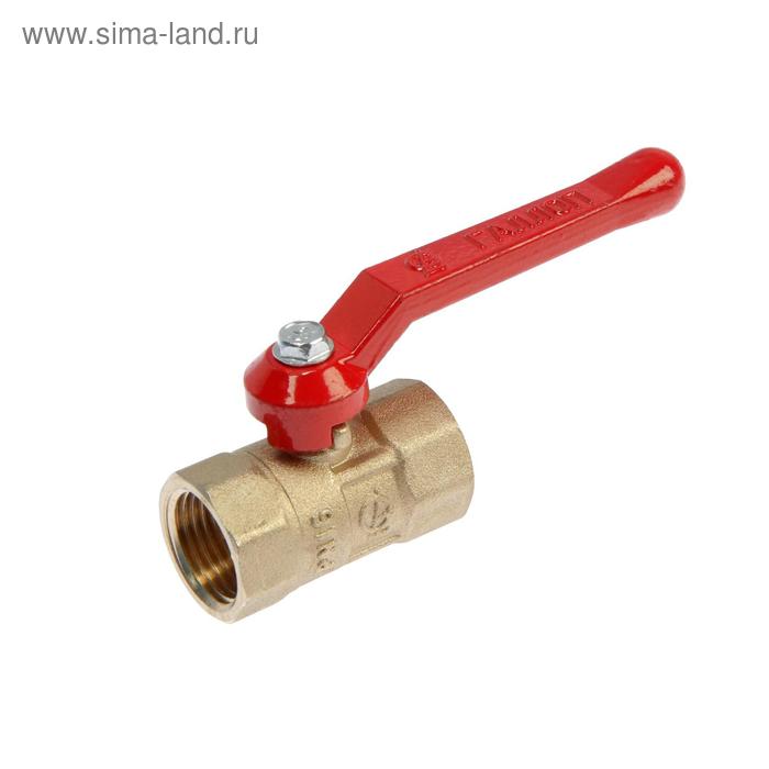 Кран шаровой «ГАЛЛОП» ПРАКТИК DN-15 120, внутренняя/внутренняя резьба 1/2", ручка - Фото 1