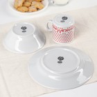 Набор посуды, 3 предмета: тарелка Ø 16,5 см, миска Ø 14 см, кружка 250 мл, "Минни", Минни Маус - фото 6305220