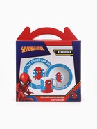 Набор посуды керамической детской, 3 предмета: кружка 200 мл, тарелка 19 см, салатник 250 мл, «Ты - супергерой», Человек-паук - Фото 20