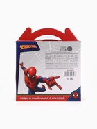 Набор посуды керамической детской, 3 предмета: кружка 200 мл, тарелка 19 см, салатник 250 мл, «Ты - супергерой», Человек-паук - Фото 22