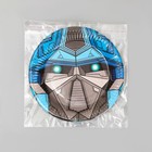 Тарелка одноразовая бумажная "Робот", 18 см 5012815