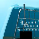 Переноска для животных пластиковая, 47.5×33×31 см, голубая - Фото 6