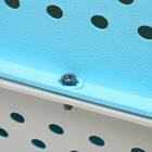 Переноска для животных пластиковая, 47.5×33×31 см, голубая - Фото 9