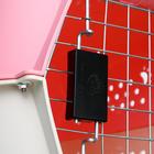 Переноска пластиковая, 47.5×33×31 см, розовая - Фото 5