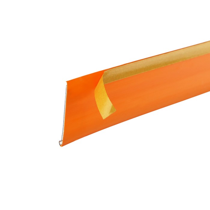 Ценникодержатель полочный самоклеящийся, DBR39, 1000 мм., цвет оранжевый - фото 1907111880