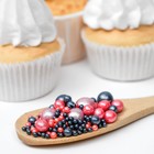 Посыпка кондитерская в цветной кондитерской глазури «Жемчуг»: красная, черная, 50 г - Фото 2