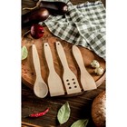 Набор кухонных принадлежностей «Кулинар», 4 предмета, дерево - Фото 2