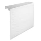 УЦЕНКА Экран на чугунный радиатор «Лидер», 590×610×150 мм, 6 секций, металлический, белый - Фото 1