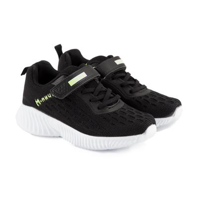 Кроссовки детские, цвет чёрный, размер 35