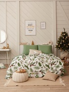 Постельное бельё евро «Этель. Еловые ветви», бязь - Фото 5