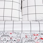 Новый год. Постельное белье Этель 1.5 сп Xmas cat 143*215 см, 150*214 см, 70*70 см - 2 шт - Фото 4