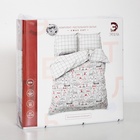 Постельное белье новогоднее Этель 1.5 сп Xmas cat 143*215 см, 150*214 см, 70*70 см - 2 штуки - Фото 7