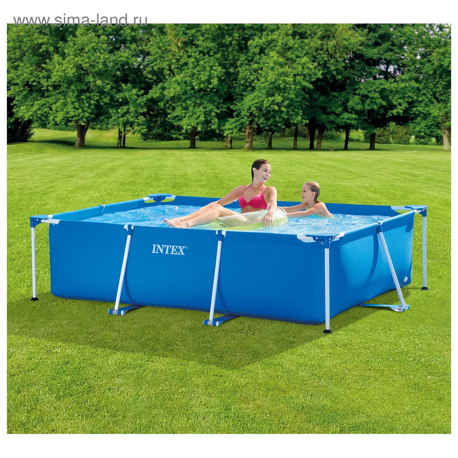 Бассейн каркасный intex rectangular frame 28272. 28106 intex. бассейн easy set28106 intex. intex 28273. надувной прямоугольный бассейн 3 ствола.