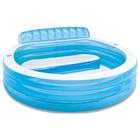 Бассейн надувной с подголовником, 229×218×79 см, от 3 лет, 57190NP, уценка - Фото 1