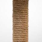 Когтеточка малая «Арена», 36×36×50 см, с игрушкой, джут, серая - Фото 5