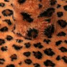 Домик-когтеточка "Круглый с площадкой", 52 х 52 х 95 см, джут, леопард - Фото 4