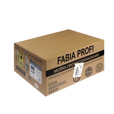 Мойка FABIA PROFI, 50×45 см, врезная, S = 3.0 и 0.8 мм, сифон с переливом + корзина