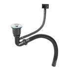 Мойка FABIA PROFI, 50×45 см, врезная, S = 3.0 и 0.8 мм, сифон с переливом + корзина - Фото 6