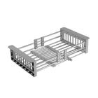 Мойка FABIA PROFI, 50×45 см, врезная, S = 3.0 и 0.8 мм, сифон с переливом + корзина - Фото 8