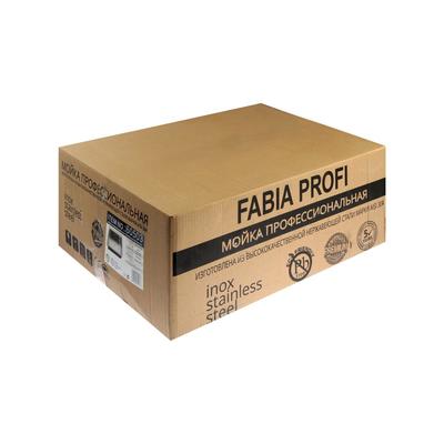Мойка FABIA PROFI, 60×50 см, врезная, S = 3.0 и 0.8 мм, сифон с переливом + корзина