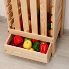 Ящик для овощей, 30 × 40 × 100 см, деревянный - Фото 7