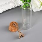 Баночка для хранения с пробкой, «Эйфелева башня», стекло, 6×2×2 см - Фото 2