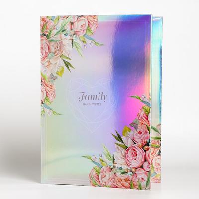 Папка для семейных документов «Family documents», 8 файлов, 4 комплекта, А4