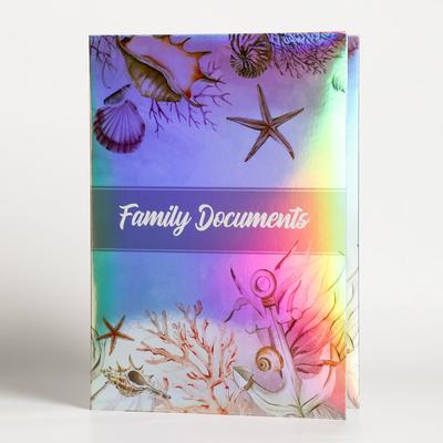Папка для семейных документов «Family documents», 8 файлов, 4 комплекта